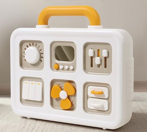 Busy Cube Toys for 1 Year Old Boy Girl, Montessori Toys for 1+ Year Old, Travel Toys for Toddlers 1-3, Learning Fine Motor Skills| Baby Birthday Gifts Stocking Stuffers 6 Months + in Saudi Arabia