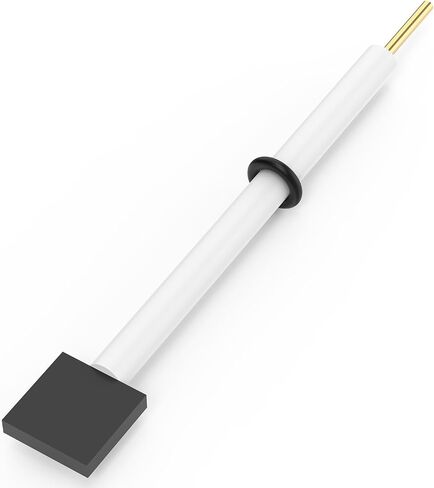 Graphite Rod Nickel Electrode, 10x10x3 mm Laboratory Electrolytic Cell Nickel Electrode with PTFE Body Compatible with Labasics Electrolytic Cell in Kuwait