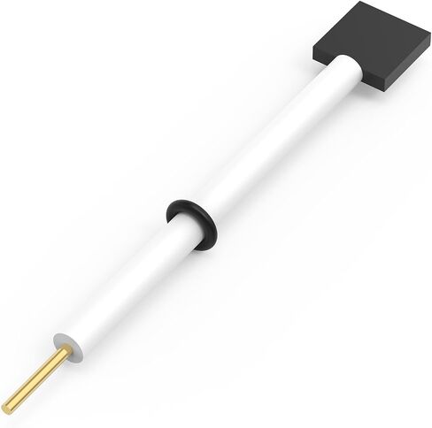 Graphite Rod Nickel Electrode, 10x10x3 mm Laboratory Electrolytic Cell Nickel Electrode with PTFE Body Compatible with Labasics Electrolytic Cell in Kuwait