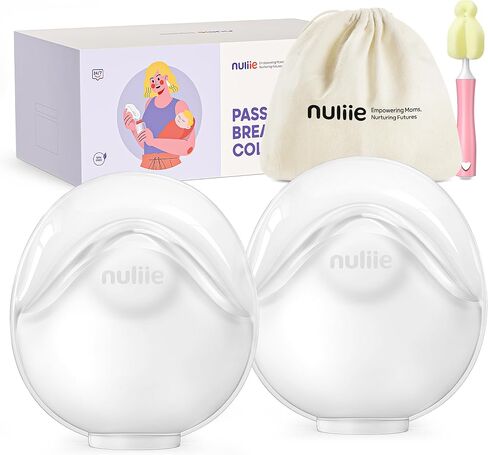 Nuliie 1 PCS Silicone Breast Milk Collectors for Breastfeeding Leak-Proof, 3oz/90ml Portable Milk Catcher, BPA-Free Soft Breast Shell, Wearable Manual Breast Pump for Newborns Essentials in Saudi Arabia