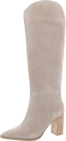 Steve Madden Women's Bixby Knee High Boot, Taupe Suede, 8.5 in Saudi Arabia