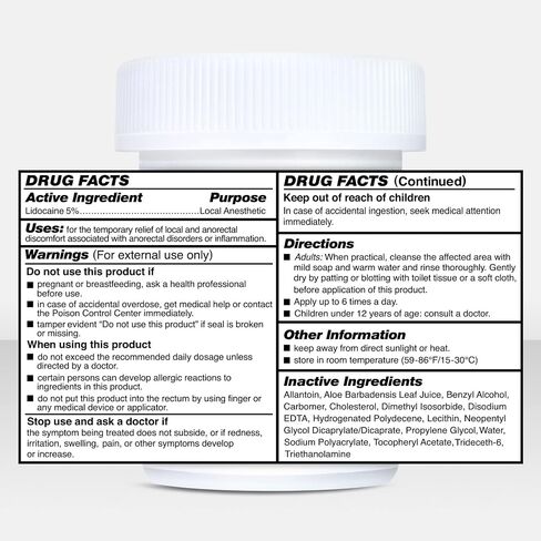 Numb Master 5% Lidocaine Topical Numbing Cream with Aloe, Vitamin E, 1 Oz Maximum Strength Topical Anesthetic Cream Pain Relief Cream for Hemorrhoid with Child Resistant Cap in Saudi Arabia