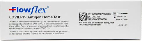 COVID-19 Antigen Home Test kit, 1 Pack, 5 Tests Total. FDA EUA Authorized OTC at-Home Self-Test, Non-invasive Nasal Swab, Easy to Use and No Discomfort, Results in 15 Minutes in Kuwait