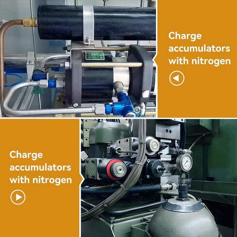 Hydraulic Pressure Test Kit, 600bar /10000psi / 60Mpa 5 Gauges 13 Test Couplings 14 Tee Connectors 5 Test Hoses, Hydraulic Test Gauge kit for Excavator Construction Machinery (5 Gauges) in Kuwait