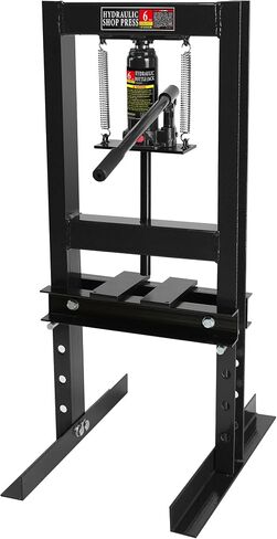 12 Ton Hydraulic Press, H-Frame Garage Floor Shop Press with Built-in Relief Valve to Bend, Straighten, Or Press Parts, Install Bearings & U-Joints in Saudi Arabia