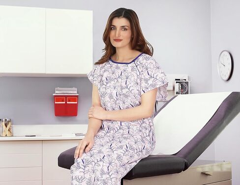 NY Threads Women's Hospital Gown Soft and Stylish Patient Gown in Kuwait