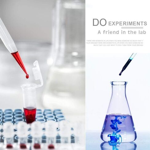 moveland 200PCS 3ml Disposable Plastic Transfer Pipettes, Calibrated Dropper Suitable for Science Laboratory, DIY Art in Kuwait