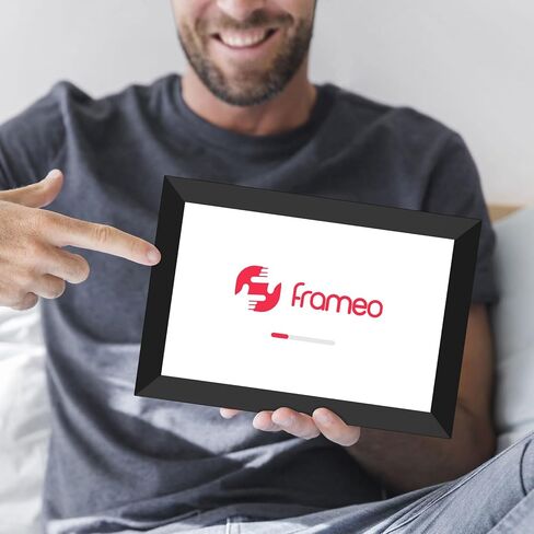 Frameo Digital Photo Frame, WiFi Digital Picture Frame with 10 Inch 1280x800 HD Touchscreen, 32GB Memory, Slideshow, Sharing Pictures & Videos via Free App, for Mom and Men in Saudi Arabia