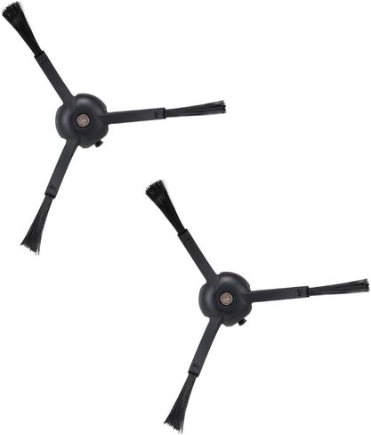 roborock Side Brushes Replacement (2 Pieces) for S8 Pro Ultra, S7 Max Ultra, Qrevo, Roborock Qrevo Slim, Series of S7 MaxV/S7/Q7Max/Q8 Max/S8/Q7/Q5/S6/S5/S4/E5/E4/E3/E2 Robot Vacuum Cleaner, Black in Saudi Arabia