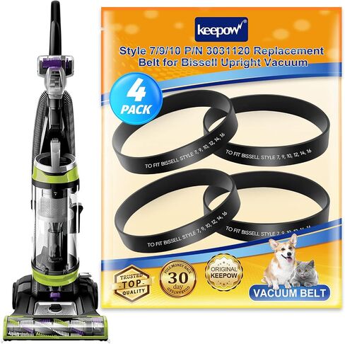 KEEPOW Style 7/9/10 P/N 3031120 Replacement Belt for Bissell Vacuum, 4 Pack in Kuwait
