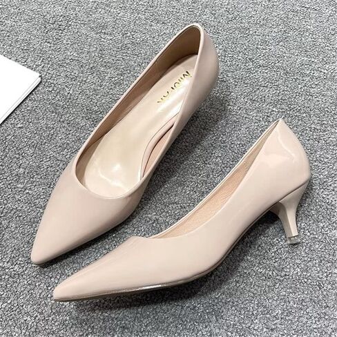 Stunner Women's Classic Fashion Pointed Toe Low Heel Dress Pumps Shoes Purple 38(7) 2 in Kuwait