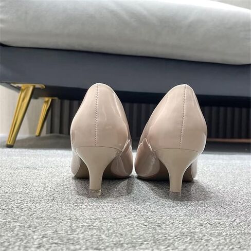 Stunner Women's Classic Fashion Pointed Toe Low Heel Dress Pumps Shoes Purple 38(7) 2 in Kuwait