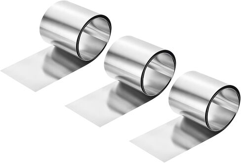 uxcell 2 Pcs Pure Nickel Sheet, 99.6% Pure Nickel Plate Nickel Strip 0.008"x3.94"x39.4"(0.2x100x1000mm) Nickel Anode for Electroplating Scientific Lab Industry DIY Craft in Saudi Arabia