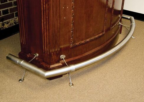 درابزين برونزي عتيق بطول 8 أقدام من المياه الخارجية | قضبان نحاسية صلبة بقطر 2 بوصة للحانات والسلالم والمزيد in Kuwait