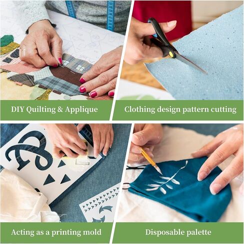 Heavy Duty Freezer Paper Sheets for Quilting, Applique & Piecing - 8.5x11 Inches, 50 Sheets - Printable, Laser Cuttable Freezer Paper for Quilters in Saudi Arabia