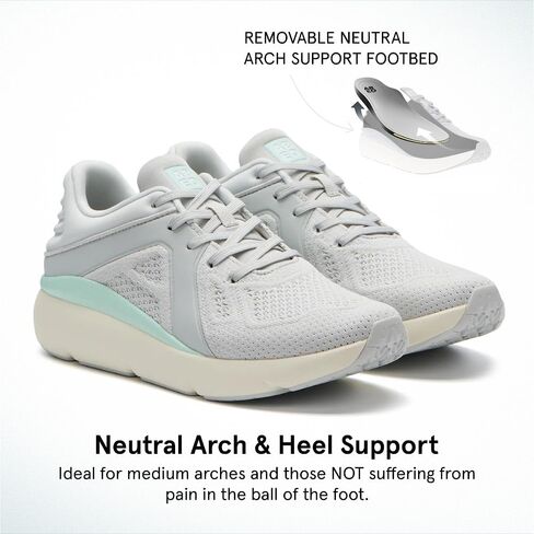ABEO MXV Shift Walking Shoes for Women | Plantar Fasciitis Relief | Orthopedic Shoes for Women | Removable Orthotic Inserts in Kuwait