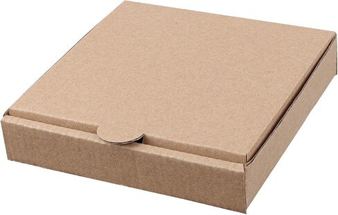 Kraft Mini Pizza Boxes, 5 Inch for Cookies, Party Favor, Craft- Food Safe Miniature Cardboard Box 10-Pack in Saudi Arabia