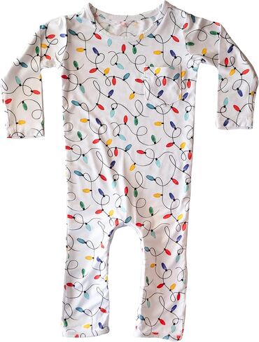 Bamboo Viscose Baby Romper Christmas Collection (Christmas Tree, 3 Months) in Saudi Arabia