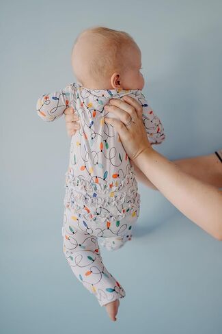 Bamboo Viscose Baby Romper Christmas Collection (Christmas Tree, 3 Months) in Saudi Arabia