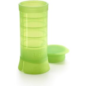 Lekue Herbstick Herb Preserver for Kitchen - Innovative Platinum Silicone Herb Storage & Grating Tool - Herb Keeper for Fresh Herbs, Soups, Stews - Dishwasher, Microwave, Oven, Freezer Safe