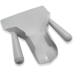 Biaungdo Polycarbonate French Fry Popcorn Scoop, French Fry Bagger, Quick Fill Tool for Bags & Boxes, Multipurpose Scooper for Food, Fries, Snacks, Desserts, Ice(Dual Handle)