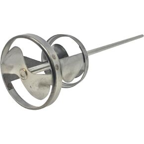 CO. ES 3/8" Shaft 2-5 Gallon Stainless Steel Mixing Blade