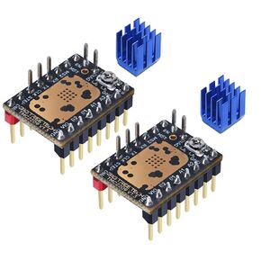 BIGTREETECH TMC2209 V1.3 UART Stepper Motor Driver 2.8A Peak Stepstick Silent Driver for Manta M8P, Octopus V1.1, Octopus Pro, SKR 3, SKR V1.4 Turbo, SKR Pro V1.2 3D Printer Control Board (2 PCS)