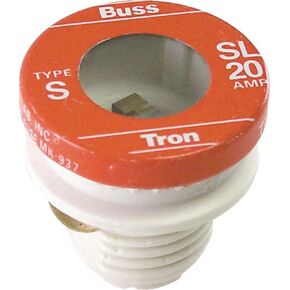 Bussman BP/SL-20 20 Amp Tamper Proof Plug Fuses 3 Count