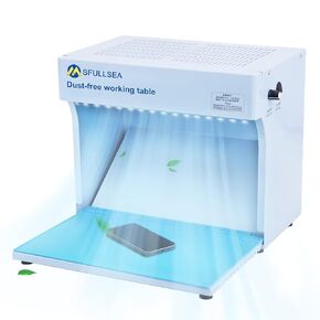 Laminar Flow Hood Mycology Vertical Laminar Flow Hood H-E-P-A Filter Air Flow Clean Bench Workstation for Phone LCD Repair Tissue Culture Seedlings Only 1 H-E-P-A Filter (Air Flow Hood)
