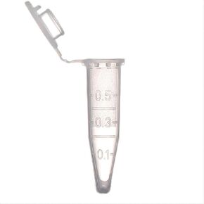0.5ml Microcentrifuge Tubes 4000PCS,Centrifuge Tubes with Attached Lid,Clear Conical Micro Centrifuge Small Sample Bottle Vials Container for Lab,Plastic Lab Snap Tubes (4Bag Packs)