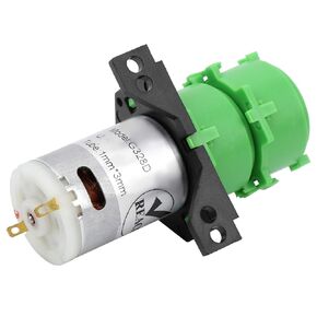 Dosing Pump, Double head Peristaltic Pump Mini Dual Head Dosing Water Circulating Pump 1x3mm for Viscous NonViscous Liquid Fish (DC 12V)