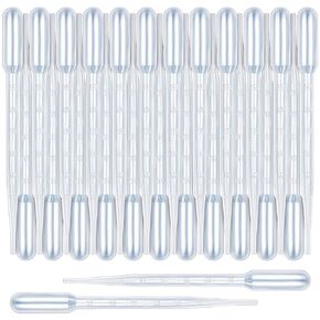 Teenitor 150PCS 3ML Plastic Transfer Pipettes Eye Dropper, Disposable Essential Oils Pipettes Dropper Makeup Tool Science and Lab