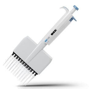 ONiLAB Lab Micropipette, Adjustable Volume 8-Channel Multichannel Pipettors, 0.5-10μl