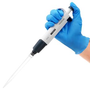 Single Channel Pipettor, 100-1000 μl Adjustable Volume Pipette, Micro Pipettes, High-Accurate Pipettor, Liquid Micropipette for Laboratory