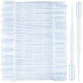 Teenitor 200PCS 2ML Disposable Pipettes Plastic Transfer Pipettes Eye Dropper Plastic Pipettes Dropper for Science Experiments, Essential Oil Blending, Crafting