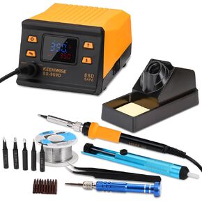 110V 360W Soldering Hot Plate, Electric Hot Plate, LED Microcomputer Electric Preheat Soldering Station Welder Hot Plate Rework Heater Lab 100X100mm (3.94 * 3.94in) Plate