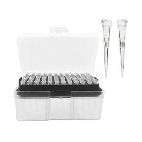 1000ul Filtering Pipette Tips - Universal Pipette Tips -Clear - DNase/RNase Free,Non-Pyrogenic (1 Rack of 100 Filter Tips)