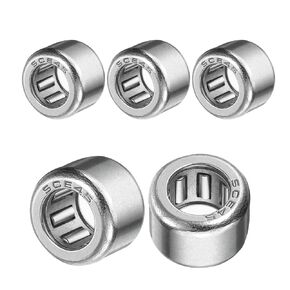 uxcell 10 Pcs HK0608 Needle Roller Bearings One Way Bearing 0.26 x 0.44 x 0.31 Inch, ABEC 3 Chrome Steel Bearing