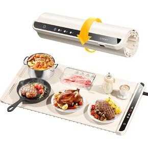 Warming Mat for Food,Food Warming Mat,Electric Warming Tray for Buffets Party and Home Daily Use,Heating Fastly in 10s,Portable Design,Timed Function for Your Family.