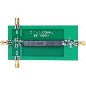 SWR Reflection Coefficient Return Loss Analyzer Module, 0.1-3000 MHZ RF SWR Reflection Bridge Antenna Board, Upgraded Replacement for Directional Coupler, SMA Connector