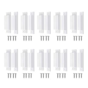 MC-31 Surface Mount Wired NC Door Contact Sensor Alarm Magnetic Reed Switch White 10pcs