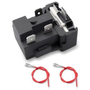 Overload Protector Relay Fit for Midea Magic Chef Danby Refrigerator, Freezer PTC Start Relay Replacement Part QPE2-A4R7MD3