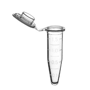 Microcentrifuge Tubes (1.7ml, Hinged Cap, Self-Standing Bags of 50, 10 Sterile Inner Bags, 500/pk)