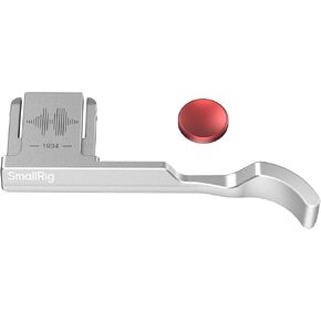 SmallRig Thumb Grip with Hot Shoe Cover for FUJIFILM X-M5 (Silver) - 4877