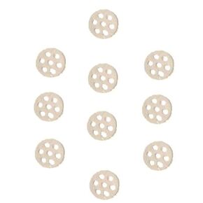 8mm High Borosilicate Glass Screens Filters with 7 Honeycomb Hole Diameter 0.313" Clear Lab Filters Screens (10)