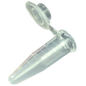 Globe Scientific Polypropylene Graduated Microcentrifuge Tube with Snap Cap, 1.5 mL - Lab-Grade, Leak-Resistant Design, Pack of 1000
