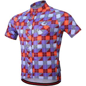 MOXILYN Men's Cycling Jersey Full Zip Riding Clothing Mountain Bike Tops Quick Dry - Bike Shirts