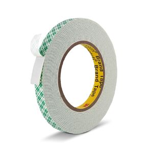 Double Sided Tape Foam Tape 1" x 18Ft Made of 3M High Shear Adhesive Mounting Tape with High Temperature Resistance for Exterior Interior Mounting Applications and Other Home Office Deco