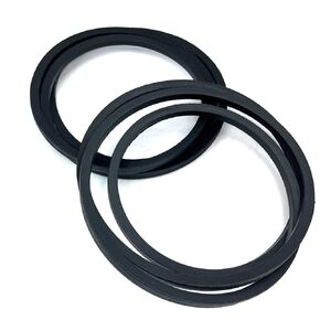 2PCS A Type Rubber V-Belt Drive Belt Triangular V-Belt 1575mm(62") Inside Circumference 13mm(0.51") Width 8mm (0.32") Height A1575Li