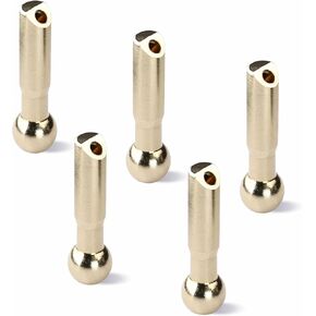5 PCS 14MM 33 Brass Ball Cnc Nozzle, Slanted Hole Extend Coolant Nozzle for Jewelry Lathes Screw Lock, High-Pressure Cutting Oil Cooling Nozzle for Jewelry Carving Milling Machines